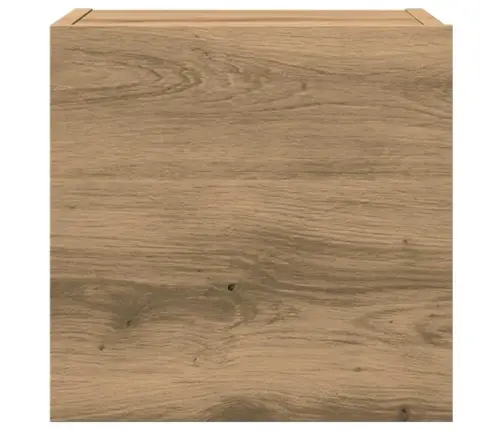 4 Dalių Sieninis Televizoriaus Spintelės Komplektas Artisan Oak