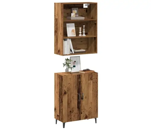 Indauja Su Sienine Spintele Old Wood Engineered Wood