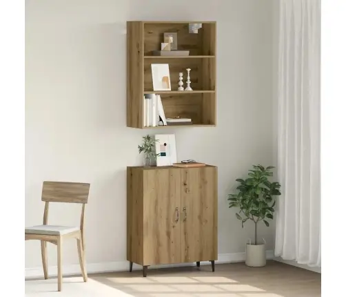 Bufete Ar Sienas Skapi Amatnieka Ozola Inženierijas Koks Vidaxl