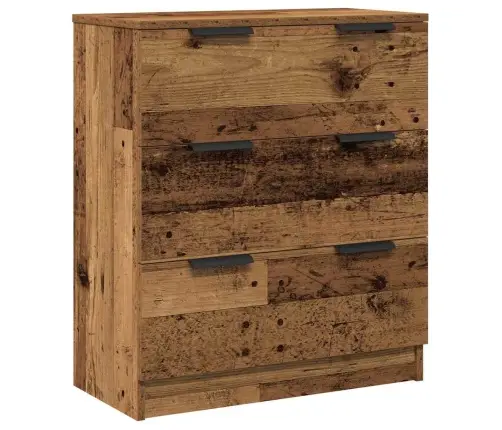 Indaujos 3 Vnt Old Wood 60X30X70 Cm Engineered Wood Indaujos 3 Vnt Old Wood 60X30X70 Cm Engineered Wood