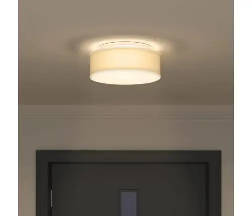 Lubų Lemputė Balta 30 X 13.5 Cm Audinys