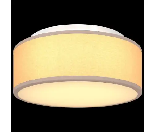 Uzmontējamās Griestu Gaismas Pelēkbrūnā 30 Cm Audumā E27 Vidaxl