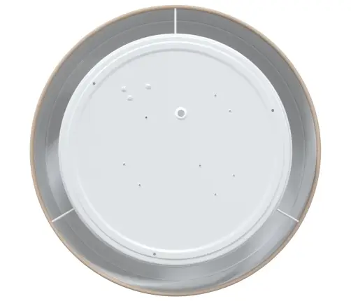 Uzmontējamās Griestu Gaismas Pelēkbrūnā 30 Cm Audumā E27 Vidaxl