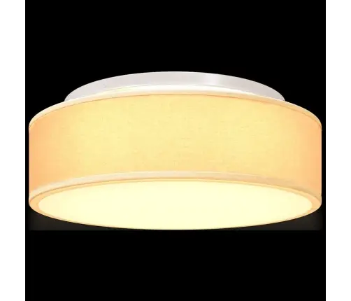 Griestu Lampas Iemontējamas Baltas Ø 38 Cm Audums E27 Vidaxl