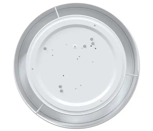 Griestu Lampas Iemontējamas Baltas Ø 38 Cm Audums E27 Vidaxl