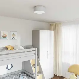 Griestu Lampa Ar Prožektoriem Pelēka 30 X 30 X 13,5 Cm Audums Vidaxl