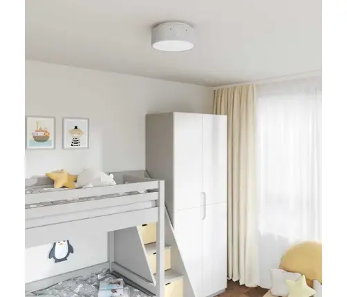 Griestu Gaisma Ar Zvaigžņu Abažūru, Pelēks, Ø 30 Cm, E27 Vidaxl