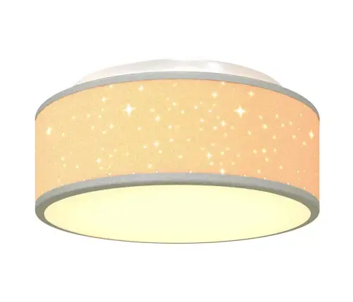 Griestu Gaisma Ar Zvaigžņu Abažūru, Pelēks, Ø 30 Cm, E27 Vidaxl