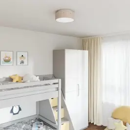 Lubų Lemputė Su Prožektoriais Taupe 30 X 30 X 13,5 Cm Audinys