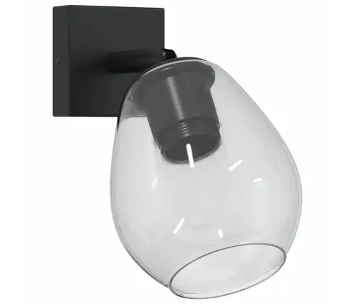 Griestu Lampas Ar Regulējamu Stikla Lampaņķi Antracīta E27 Vidaxl