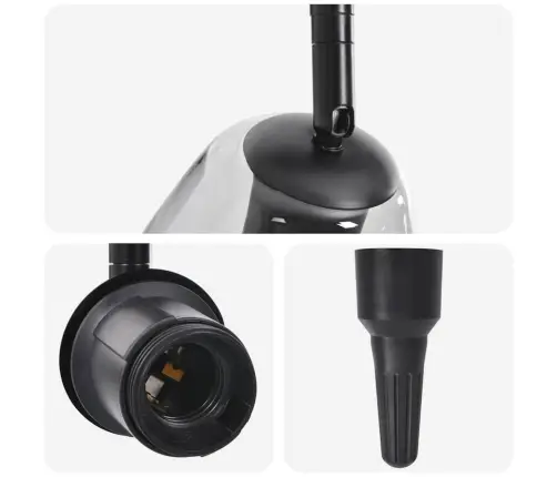 Griestu Lampa Ar Regulējamu Stikla Vāku Antracīts E27 Vidaxl