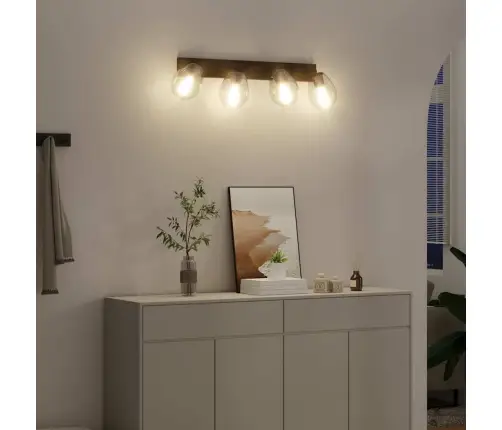 Griestu Lampa Ar Regulējamu Stikla Vāku Antracīts E27 Vidaxl