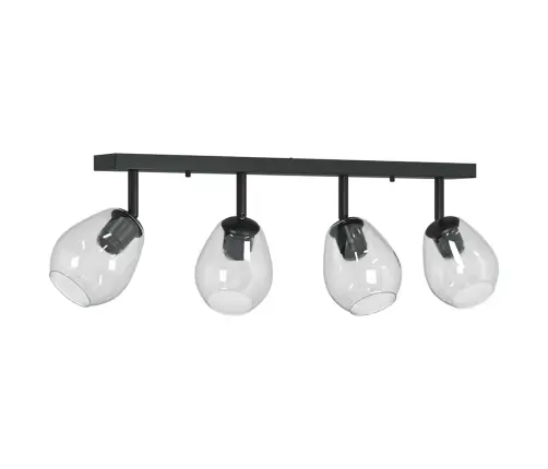 Griestu Lampa Ar Regulējamu Stikla Vāku Antracīts E27 Vidaxl