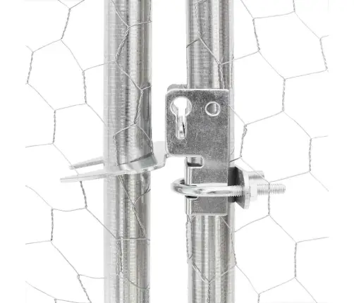 Lauko Voljeras Šunims Su Aptvaru, 8X2X1,5M, Plienas