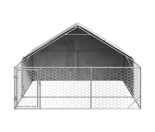 Lauko Voljeras Šunims Su Aptvaru, 3X3X1,9M, Plienas