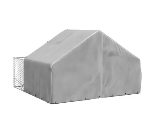 Lauko Voljeras Šunims Su Aptvaru, 3X3X1,9M, Plienas