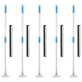 Grindų Valytuvai, 5Vnt., 55X122,5cm Plienas Ir Guma