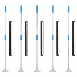 Grindų Valytuvai, 5Vnt., 60X122,5cm Plienas Ir Guma