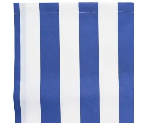 Markīzes Rezerves Audums Zila Un Balta 280 X 195 Cm Poliesters Vidaxl