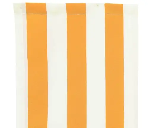 Markīzes Rezerves Audums Dzeltena Un Balta 280 X 195 Cm Vidaxl