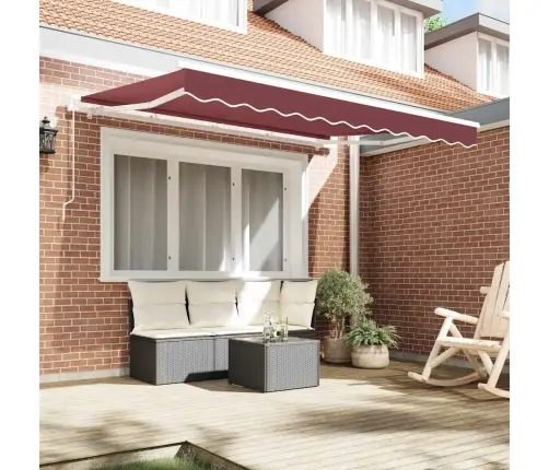 Nojumes Nomaiņas Audums 3.5X2 M Rāmim Bordo Vidaxl