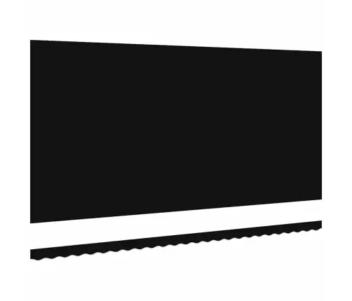 Markīzes Rezerves Audums Melna 600 × 300 Cm Audekls Vidaxl