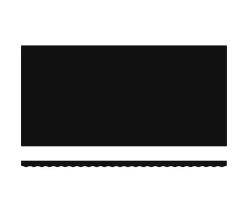 Markīzes Rezerves Audums Melna 600 × 300 Cm Audekls Vidaxl