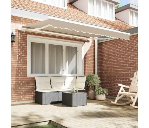 Varikatuse Asenduskangas Beež 280 X 245 Cm Polüester