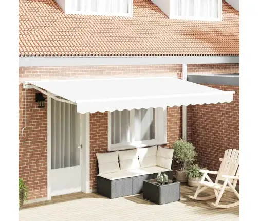 Varikatuse Asenduskangas Valge 380 X 195 Cm Polüester