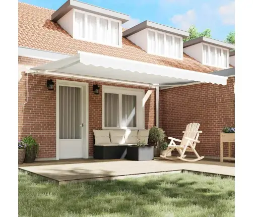 Markizės Pakaitinis Audinys Balta 430 X 345 Cm Poliesteris