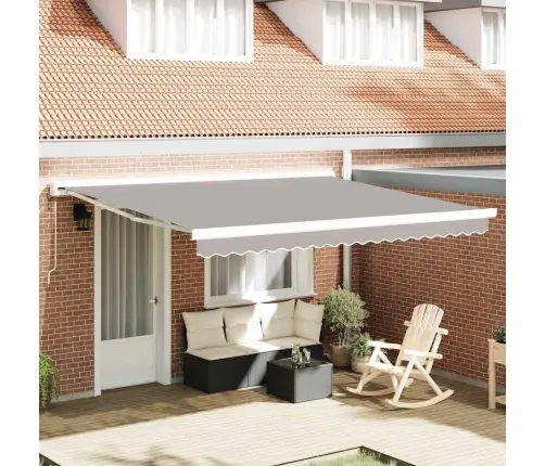 Varikatuse Asenduskangas Helehall 380 X 295 Cm Polüester