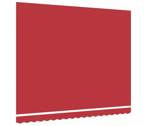 Varikatuse Asenduskangas Punane 380 X 295 Cm Polüester