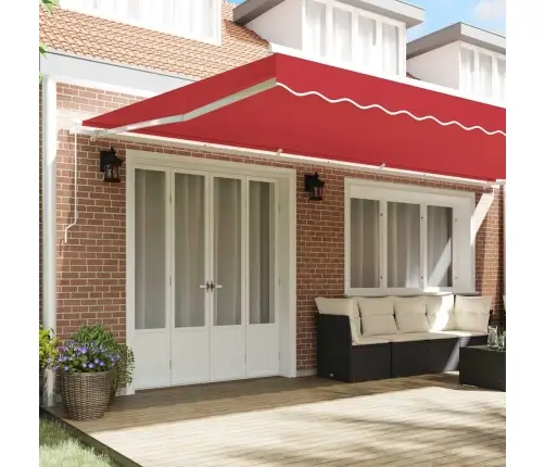 Markizės Pakaitinis Audinys Raudona 580 X 295 Cm Poliesteris