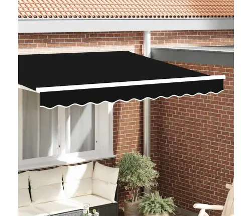 Sarkans Apgaismojošs Valance Melna 2.8X0.2 M Poliesters Vidaxl