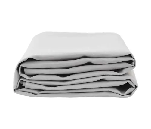 Saules Buras Nomaiņas Audums Gaiši Pelēks 3X3M Vidaxl