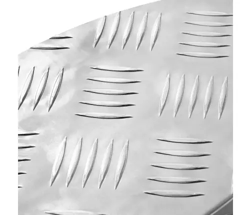 Šaha Plāksnes 5 Pcs Sudraba 60 X 18 Cm Alumīnijs Vidaxl