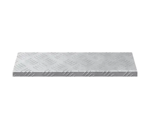 Šaha Plāksnes 10 Pcs Sudraba 60 X 18 Cm Alumīnijs Vidaxl