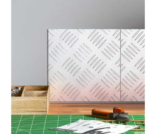 Šaha Plāksnes 2 Pcs Sudraba 20 X 20 Cm Alumīnijs Vidaxl