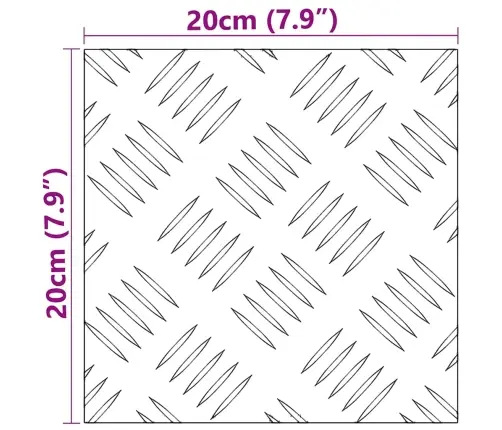 Šaha Plāksnes 2 Pcs Sudraba 20 X 20 Cm Alumīnijs Vidaxl