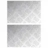 Šaha Plāksnes 2 Pcs Sudraba 30 X 20 Cm Alumīnijs Vidaxl
