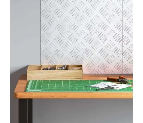 Šaha Plāksnes 4 Pcs Sudraba 40 X 20 Cm Alumīnijs Vidaxl