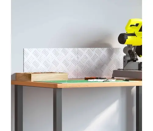 Šaha Plāksnes 2 Pcs Sudraba 40 X 20 Cm Alumīnijs Vidaxl