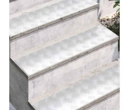 Šaha Plāksnes 4 Pcs Sudraba 80 X 20 Cm Alumīnijs Vidaxl