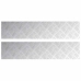 Šaha Plāksnes 2 Pcs Sudraba 90 X 20 Cm Alumīnijs Vidaxl