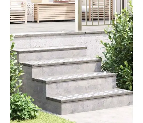 Šaha Plāksnes 4 Pcs Sudraba 100 X 20 Cm Alumīnijs Vidaxl