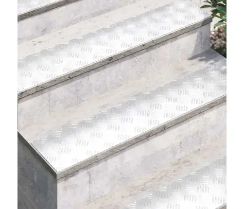 Šaha Plāksnes 4 Pcs Sudraba 100 X 20 Cm Alumīnijs Vidaxl