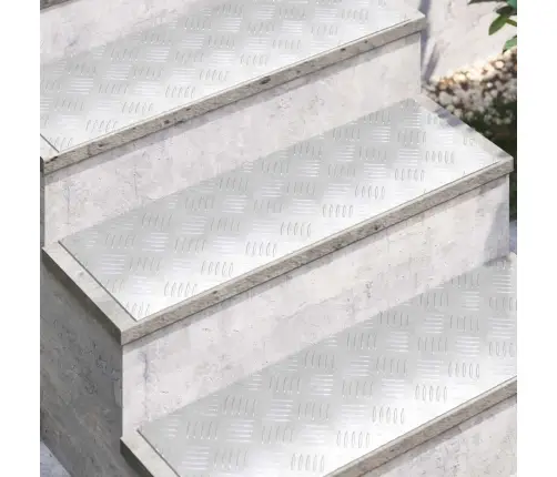 Šaha Plāksnes 4 Pcs Sudraba 75 X 25 Cm Alumīnijs Vidaxl