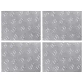 Šachmatiniai Lakštai 4 Pcs Sidabro 40 X 30 Cm Aliuminis