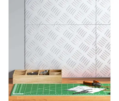 Šaha Plāksnes 4 Pcs Sudraba 40 X 30 Cm Alumīnijs Vidaxl