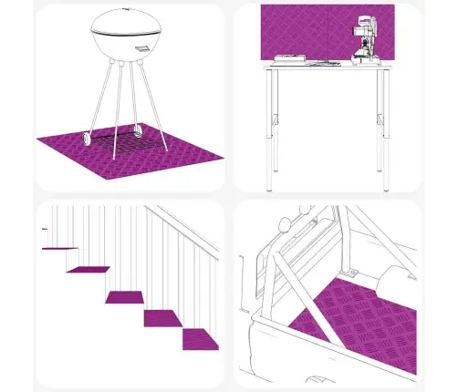 Šaha Plāksnes 4 Pcs Sudraba 60 X 30 Cm Alumīnijs Vidaxl